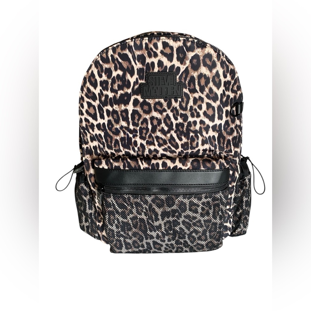 Steve Madden Leopard Print Backpack